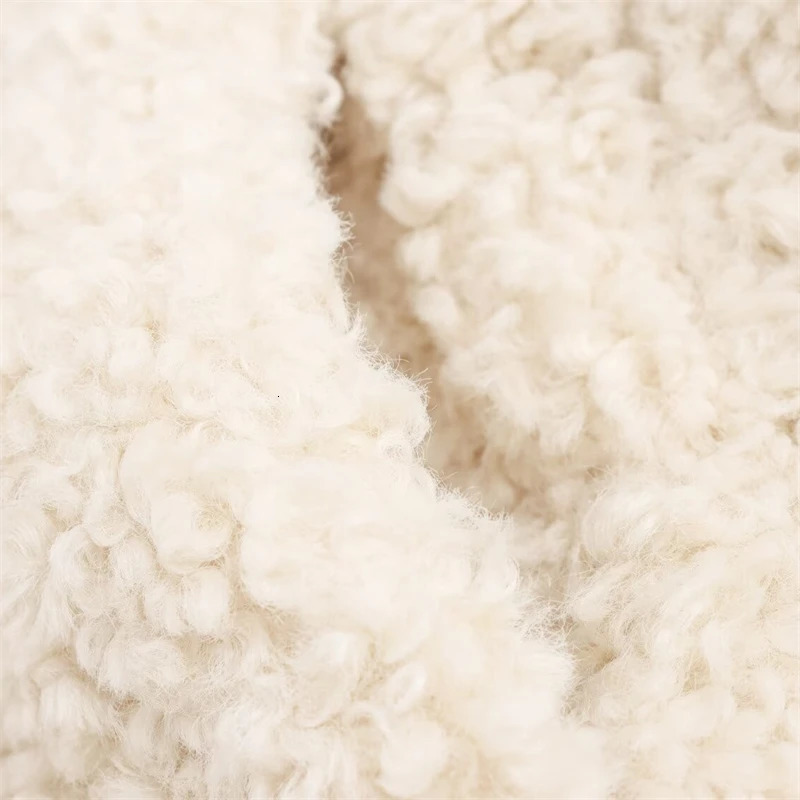 KEYANKETIAN Winter Womens Artificial Fur Teddy Bear Coat Street Style Covered Button Thick Warm Oversized Jacket 241112