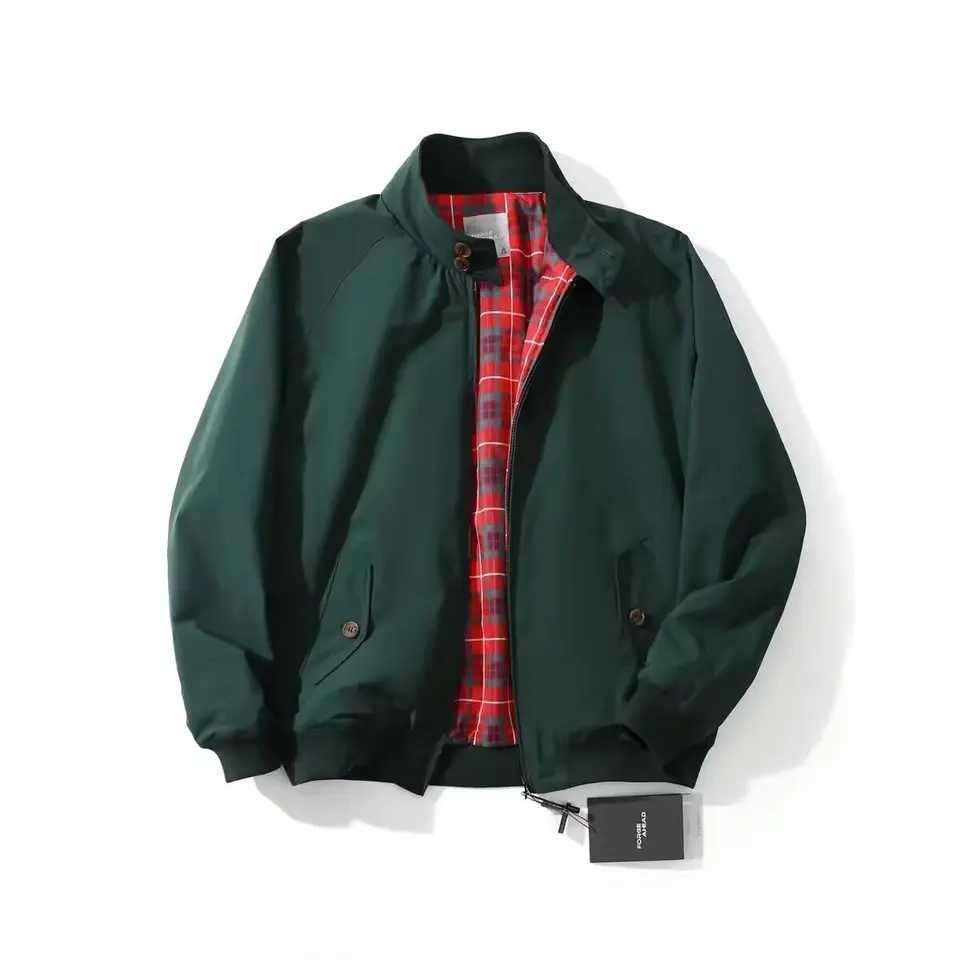 New Arrival Mens stand up collar casual zipper jacket outdoor sports jacket mens autumn and winter Ele business jacket Z241112