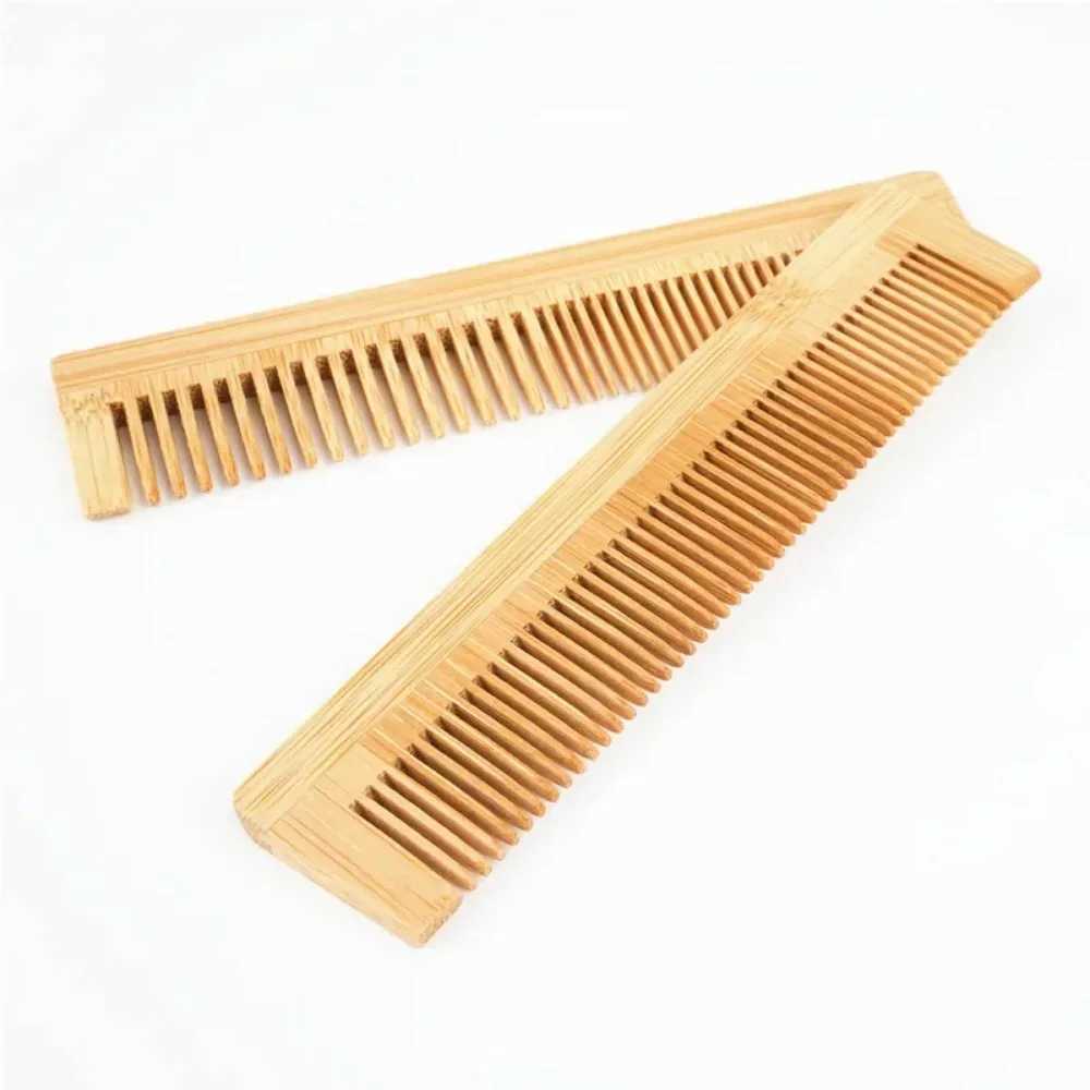 Pcs wooden comb bamboo massage hair comb natural anti-static hair brush care massage comb mens hair styling tool W241112