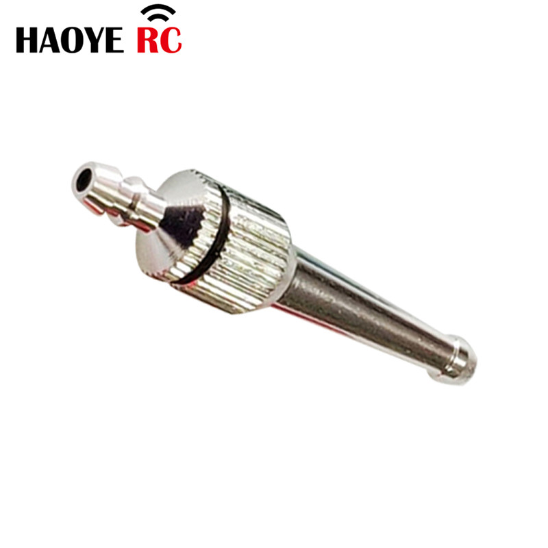 HY 1 Pc Alu Straight Plug Gas Glow Dot Alloy Oil Nozzle With Filter Screen For Fuel Tank Accessorie