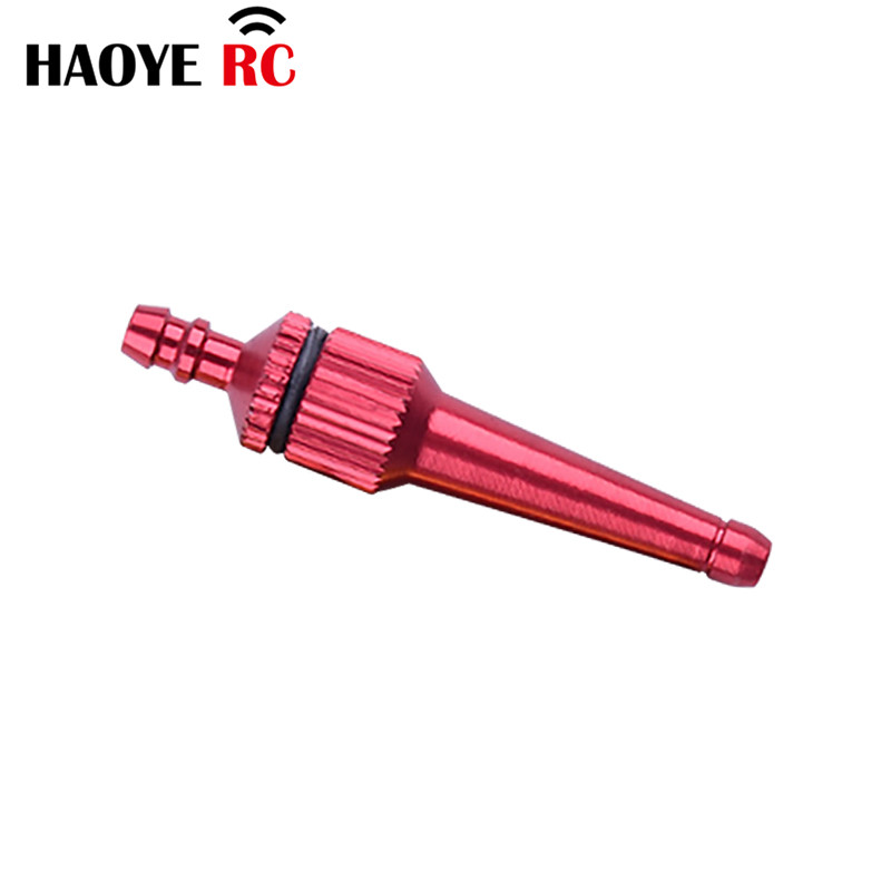 HY 1 Pc Alu Straight Plug Gas Glow Dot Alloy Oil Nozzle With Filter Screen For Fuel Tank Accessorie