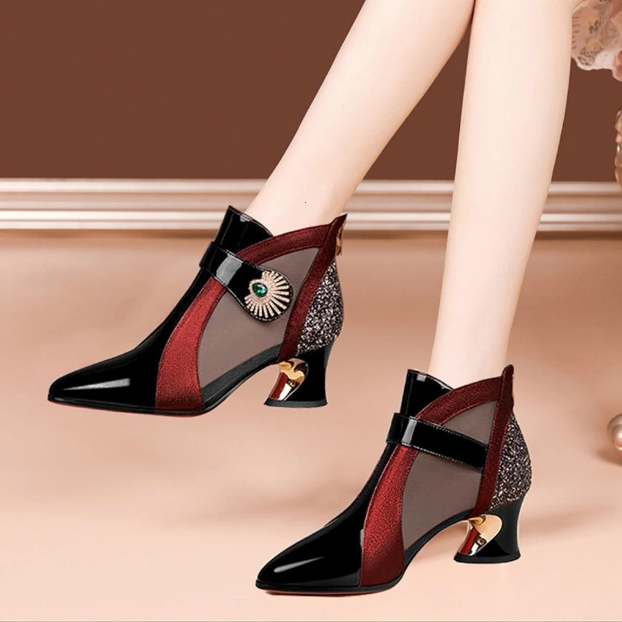 Womens high heels sandals 2024 summer pointed high heels for women er sandals womens platform shoes sexy party sandals 241111