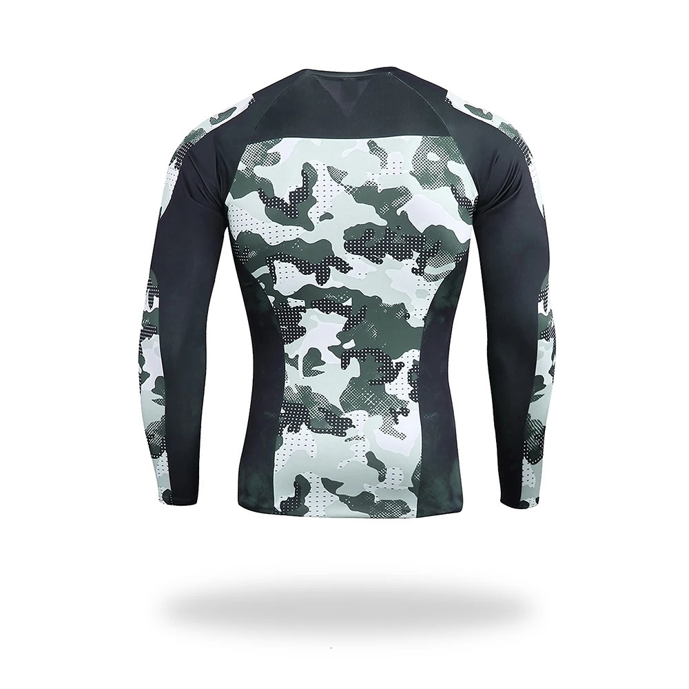 Men Sport T-shirt Quick Dry Bodybuilding Running Shirt Long Sleeve Compression Top Gym T Shirt Men Fitness Tight Long shirt 241112