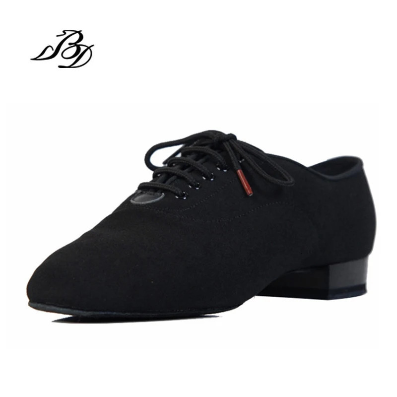 Sports shoes BD dance shoes mens shoes square dance social ballroom Latin 309 black 317 modern shoes Oxford shoes 25MM canvas 241111