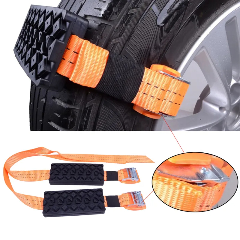Non-slip Tire Wheel Chain Emergency Snow Chains For Ice/Snow/Mud/Sand Road Safe Driving Truck SUV Auto Car Accessories