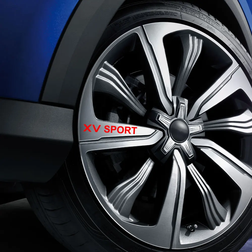 4PCS Car Wheel Rim Reflective Stickers Vinyl Decor Decal Auto Accessories For Subaru Forester XV Outback Legacy WRX BRZ Ascent