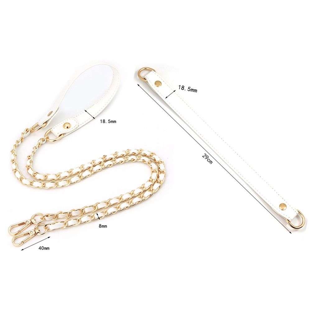 29cm/120cm Steel Bag Chains DIY Detachable Purse Chain Bag Leather Belts Straps for Handbags Handle Accessories Shoulder Chain