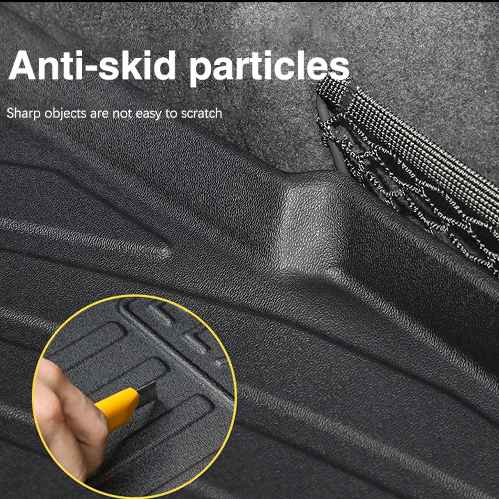 Car Trunk Mats for Kia Seltos KX3 SP2 2021~2024 Rear Boot Cargo Liner Covers Lage Tray Pad Storage Carpet Interior Accessorie 95f1e