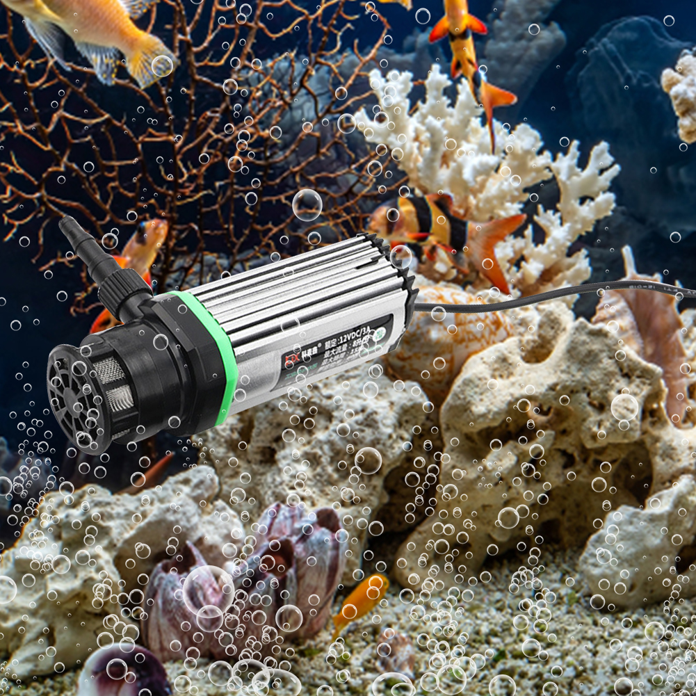 DC 12V Small Water Pump Ultra-quiet Water Change Pump Water Flow Speed Adjustable for Slotting/Cutting/Water Drilling Machine