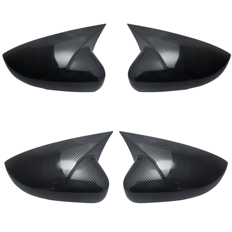 Gloss Black Side Wing Rear View Rearview Mirror Cover Case Caps Shell Replace For For VW Polo 5 6R 6C V 2009-2017 ef058