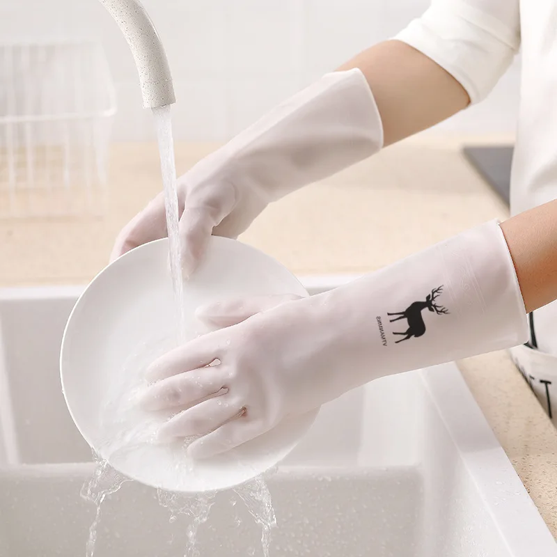 Durable and Waterproof Household Gloves for Cleaning, Dishwashing and Laundry