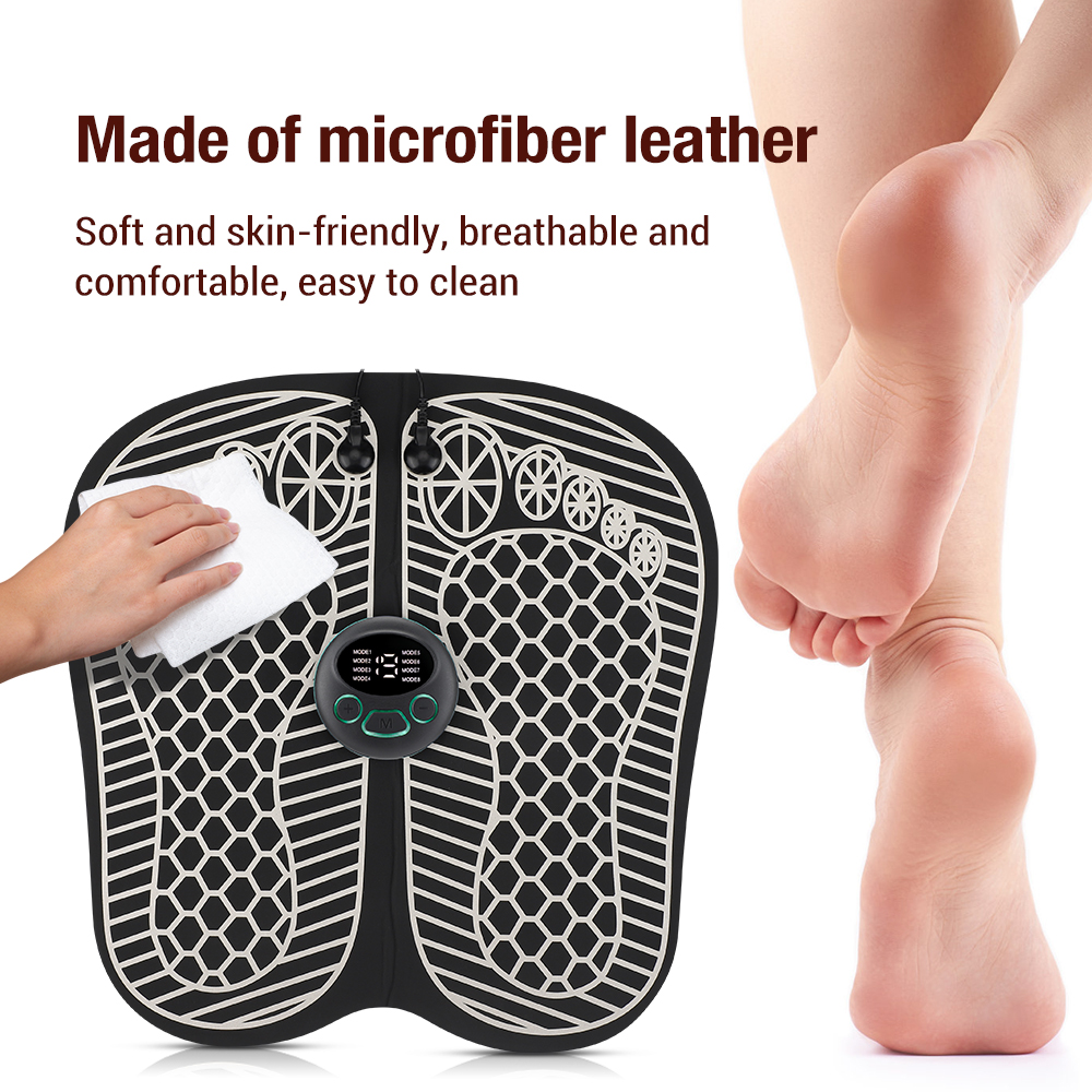 EMS Foot Massager Mat Muscle Stimulator Electric TENS Heating Feet Massager Pad Foldable Massage Mat Terapia Fisica Salud ffa4e