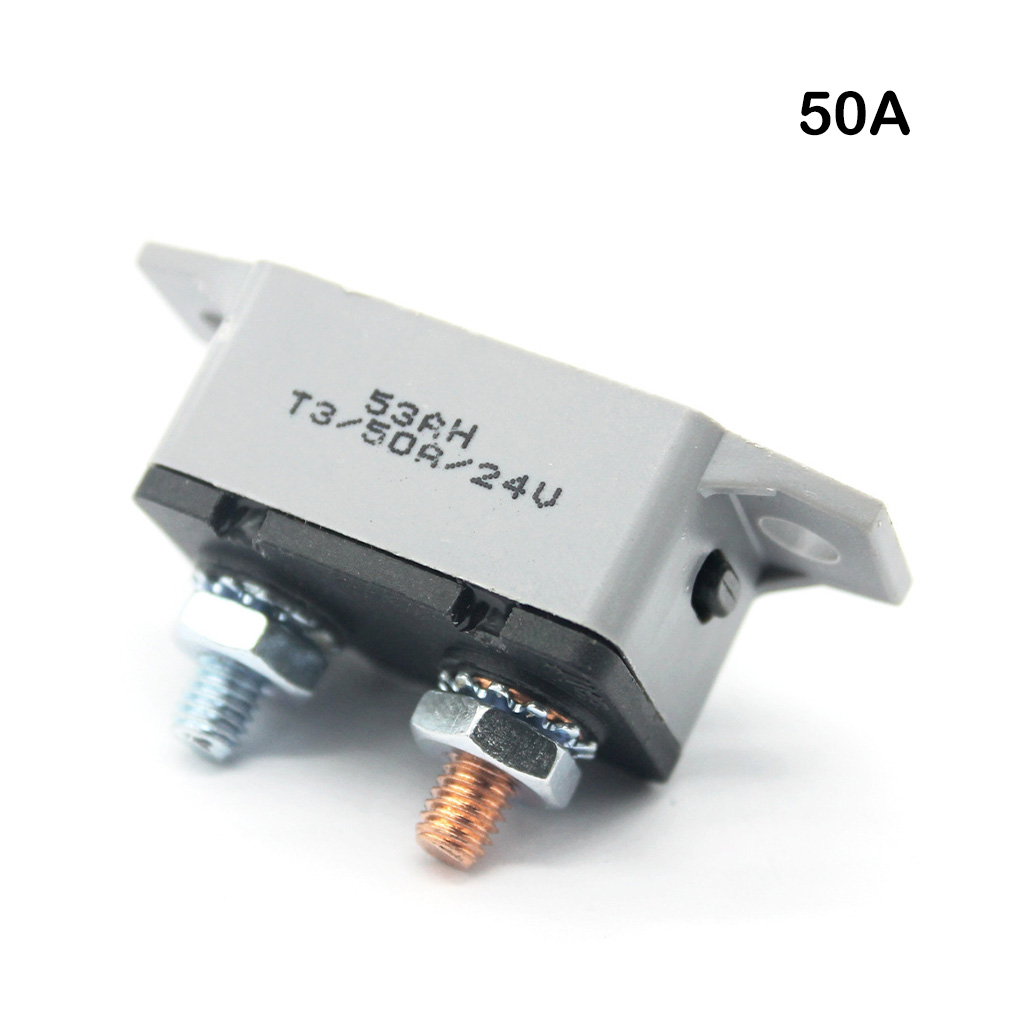 Reset Circuit Breaker 20/30/40/50AMP Sturdy Beaker Power Switch Truck Boat