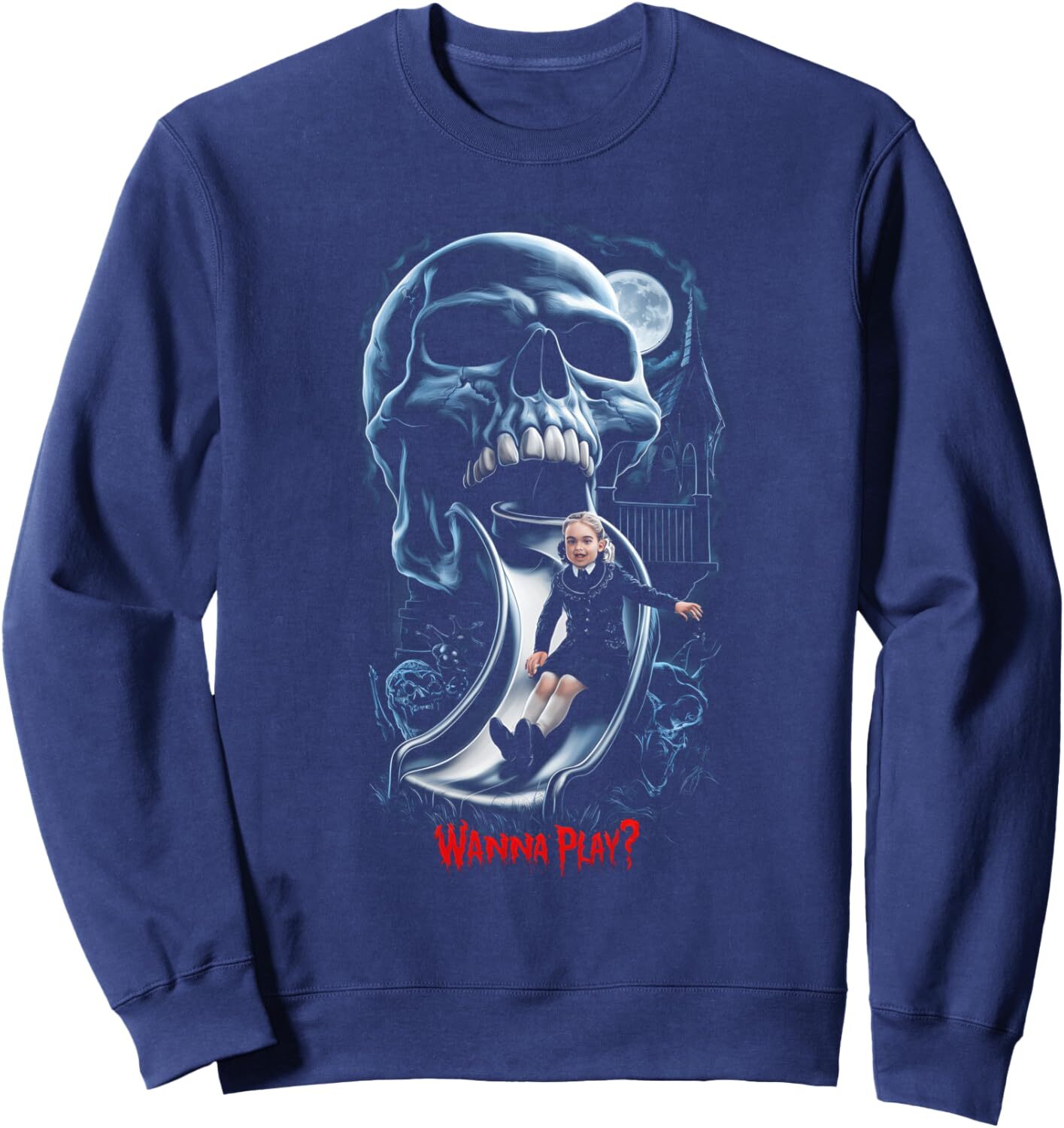 Long Sleeve Shirts for Men sweatshirt Halloween Horror Skull Spooky Creepy Scary Costume Party Sweatshirt T shirt Tee Streetwear Casual tops clothes