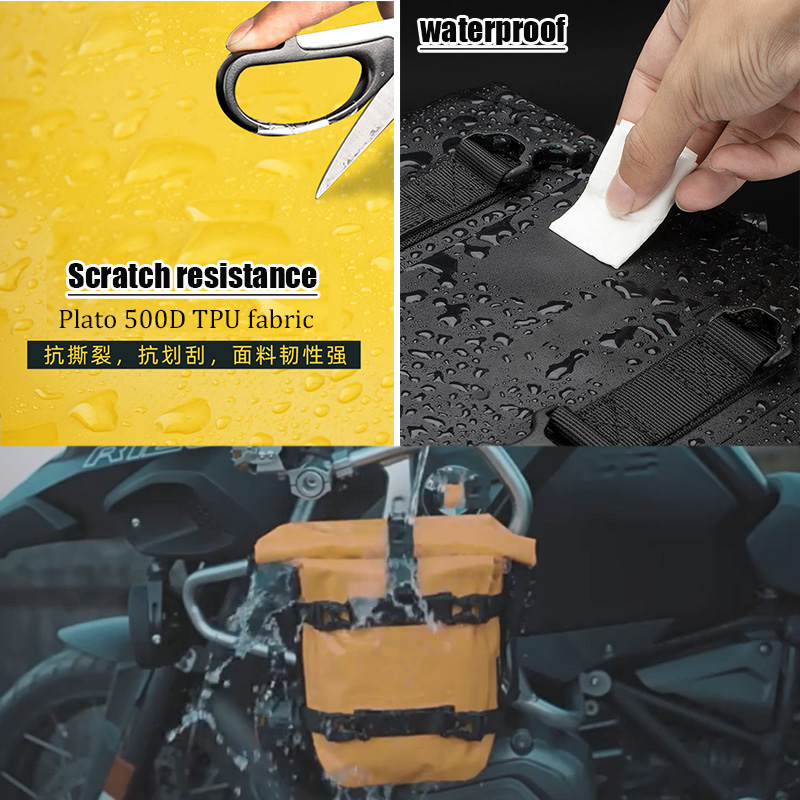 1/2PC Motorcycle R1200GS R1250GS ADV For HONDA NC750X CB500X Waterproof Crash Bars Bumper Repair Tool Bag