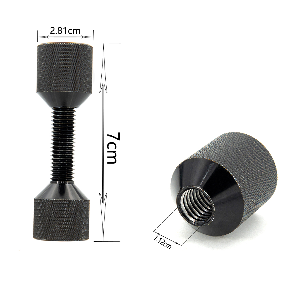 Aluminum 1-1/8inch 2 Alignment Firm Flange Arrangement Pin Two Hole Pins Set Handy