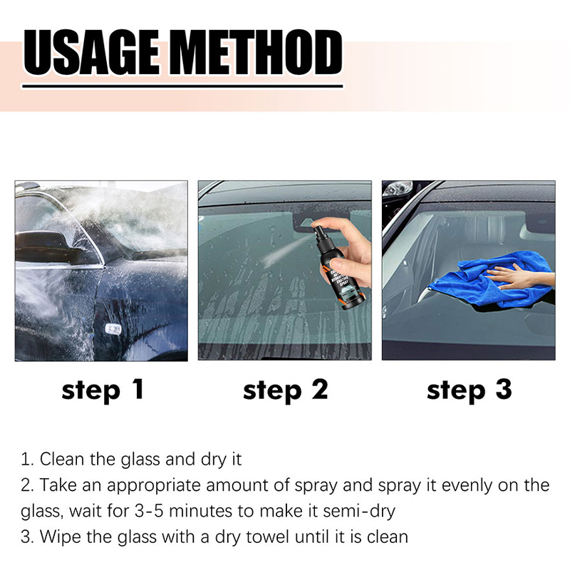 SEAMETAL ml Anti Fog Spray Car Defogger Glass Antifog Cleaner Coating for Windows Screens Windshields Defogging 5