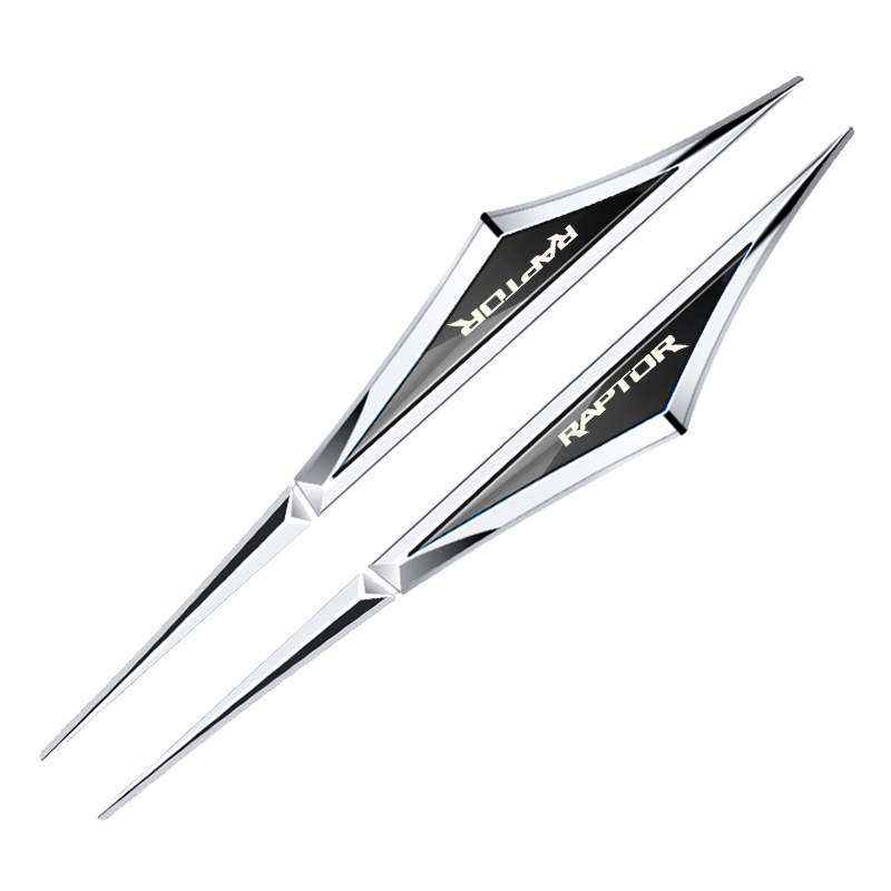 2pcs alloy stickers car accsesories accessory for ford f150 f-150 raptor svt Pickup