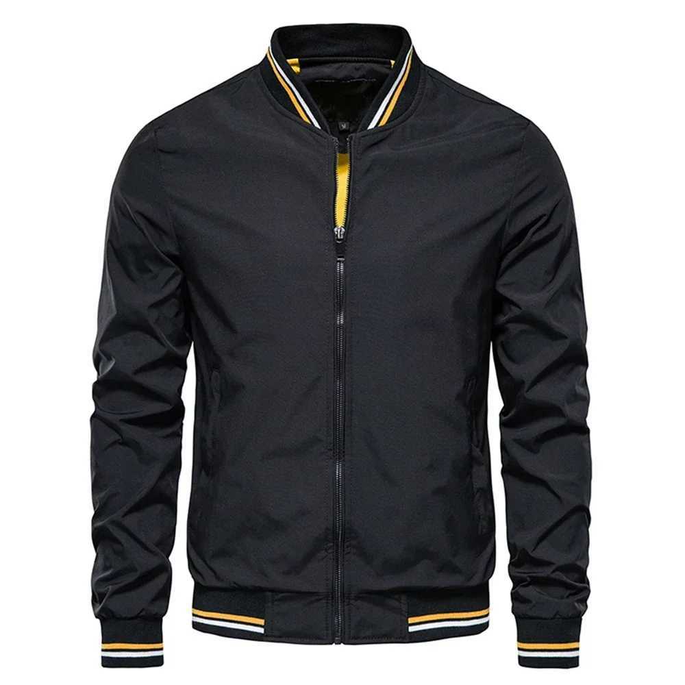 New Arrival Autumn/Winter New Bber Mens Jacket Black Casual Slim Bottom Mens Jacket Autumn Fashion High Quality Mens Jacket Z241112