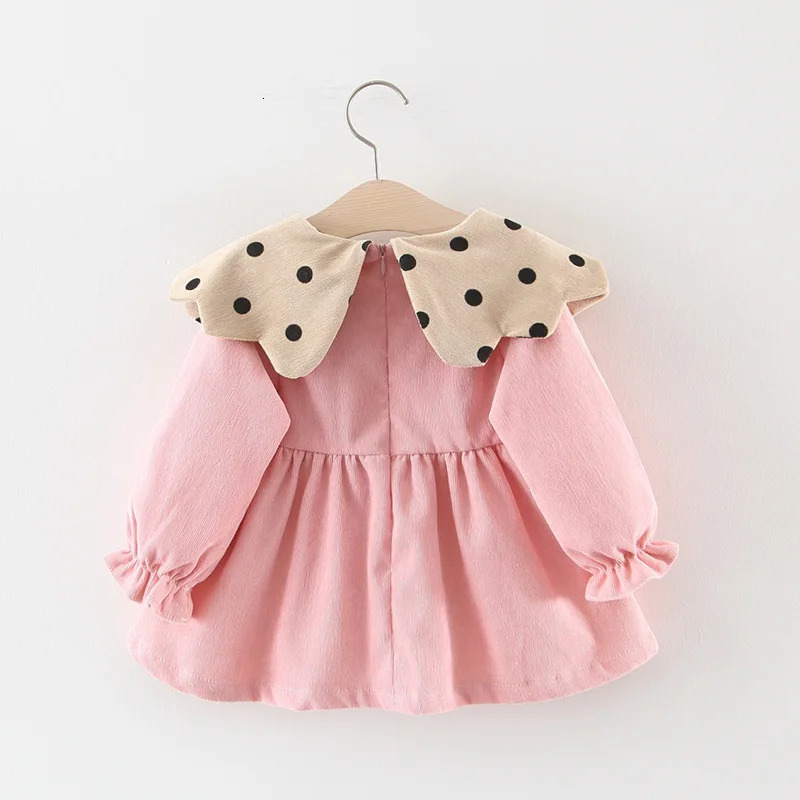 born baby girls clothes spring outfits polka dot dress for toddler girls baby clothing 1st birthday party tutu dresses dress 241111
