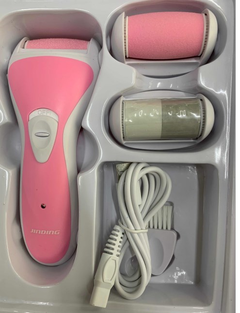 ZK20 Electric Rechargeable Foot Grinder Heel File Grinding Exfoliator Pedicure hine Foot Care Tool Grinding File Dead Skin 02116