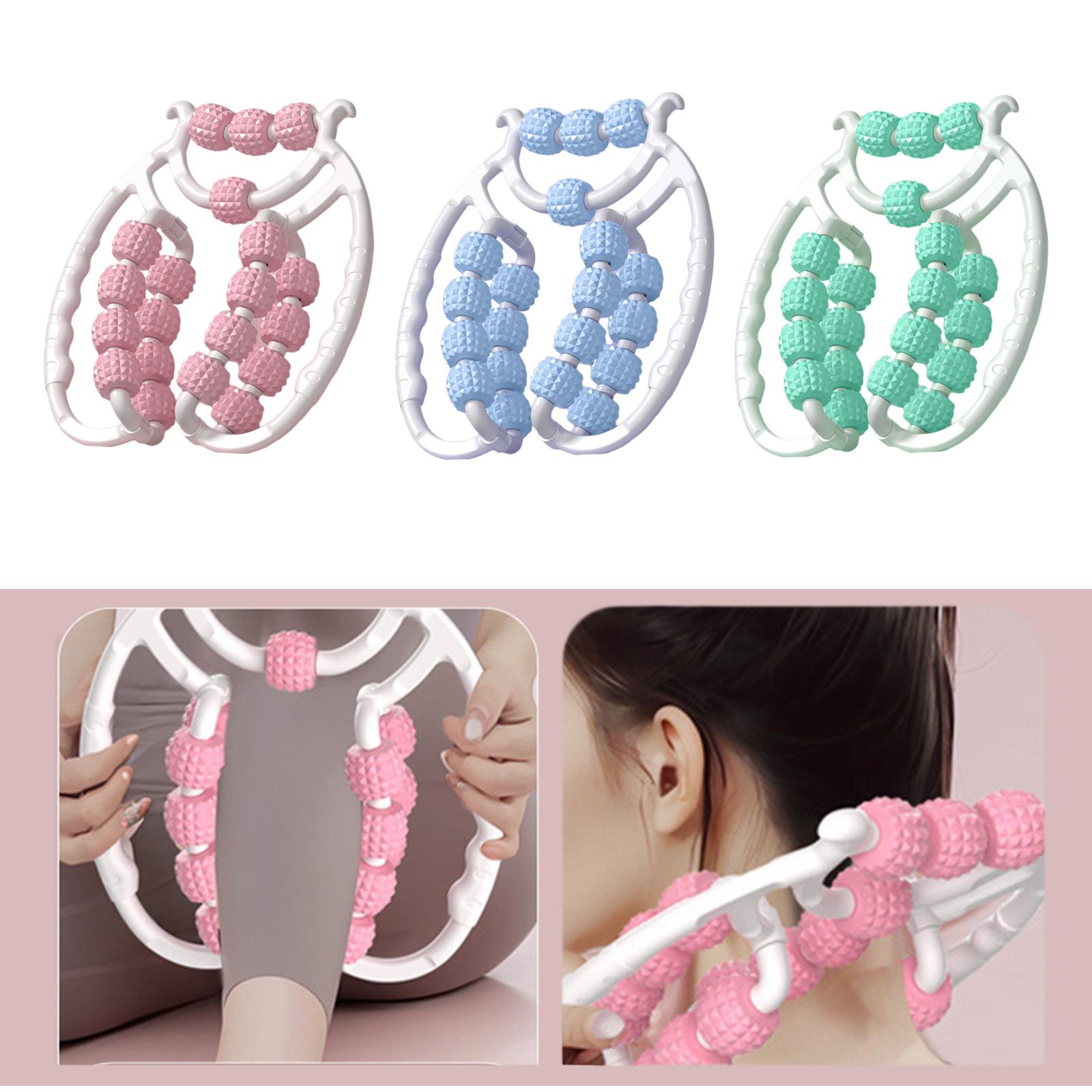 Massage Roller 20 Wheel Fascia Muscle Relax Roller Muscle Relax Massager for Tennis Elbow Full Body Arms Bodybuilding Equipment