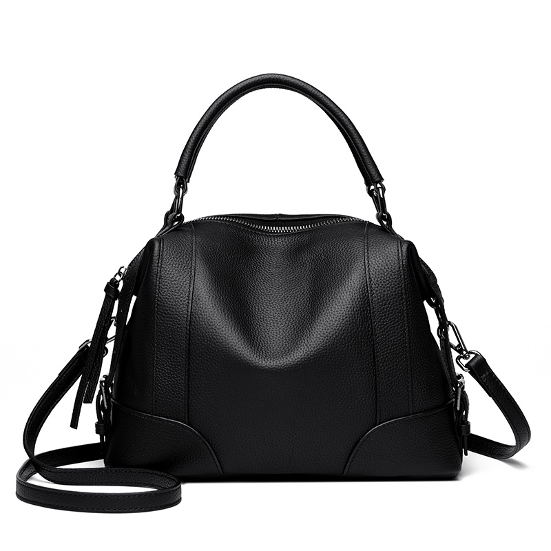 2023 Solid Cow Leather Female Handbags High Quality Soft Genuine Leather Large Capacity Shoulder Crossbody Bags for Women 405ac