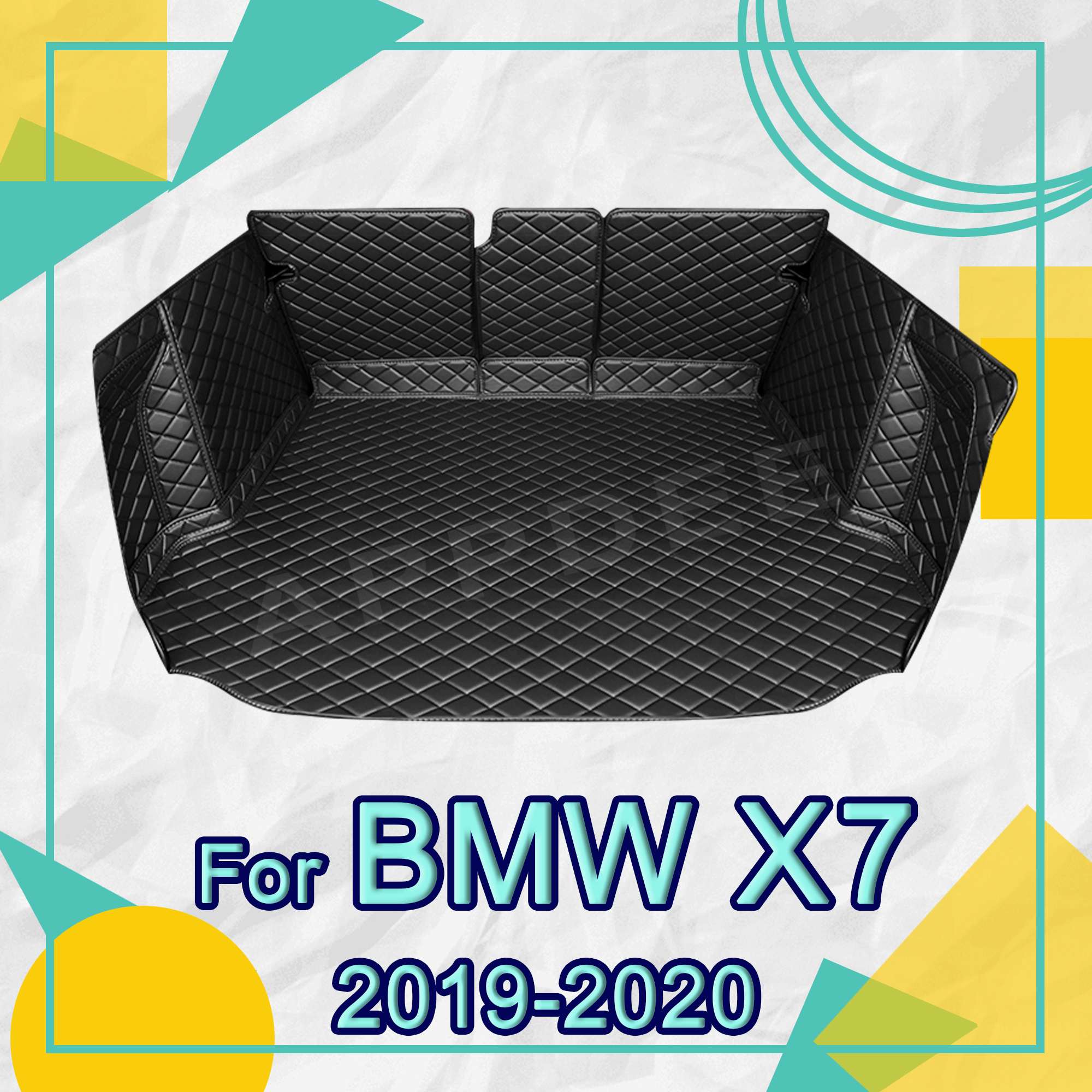 Auto Full Coverage Trunk Mat For X7 6-Seat 2019 2020 Anti-Dirty Car Cover Pad Cargo Liner Interior Protector Accessories 96e3a
