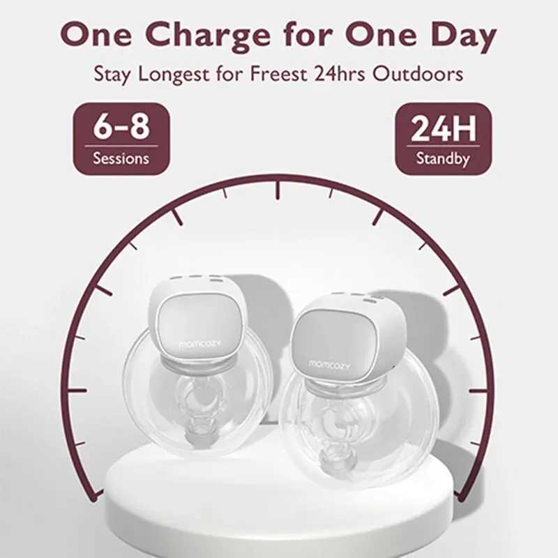 Breastpumps Breastpumps Momcozy S9 Wearable Pro Electric Breast Pump Grey 240412