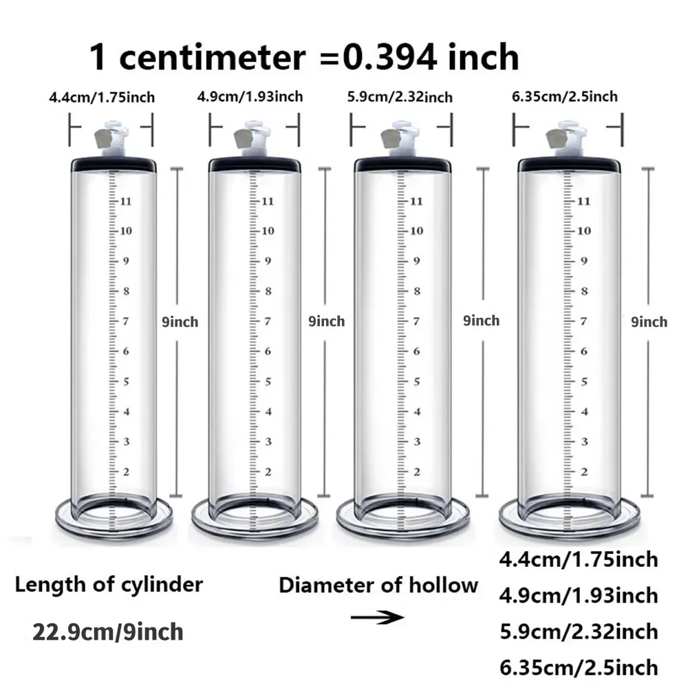 Acrylic Penis Enlarger Vacuum Pump Male Penis Bigger Growth Enlargement Enhancer Sex Toys For Men Lasting Trainer Sex Product