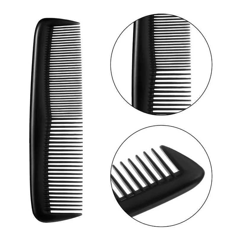 New 3-piece anti-static hair comb mini double-sided hair brush beard comb hair styling tool salon accessories W241112