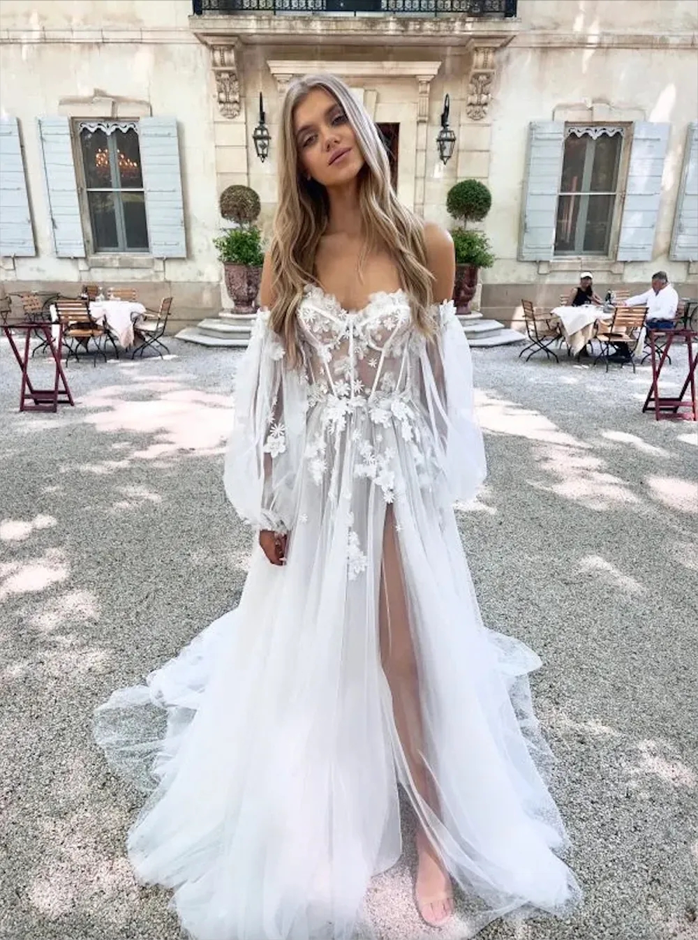 Classic Vintage Wedding Dresses Sweetheart A-e Bridal Gowns Lace Appliques Tulle Robes For Brides 2024 Vestidos De Novia 2023