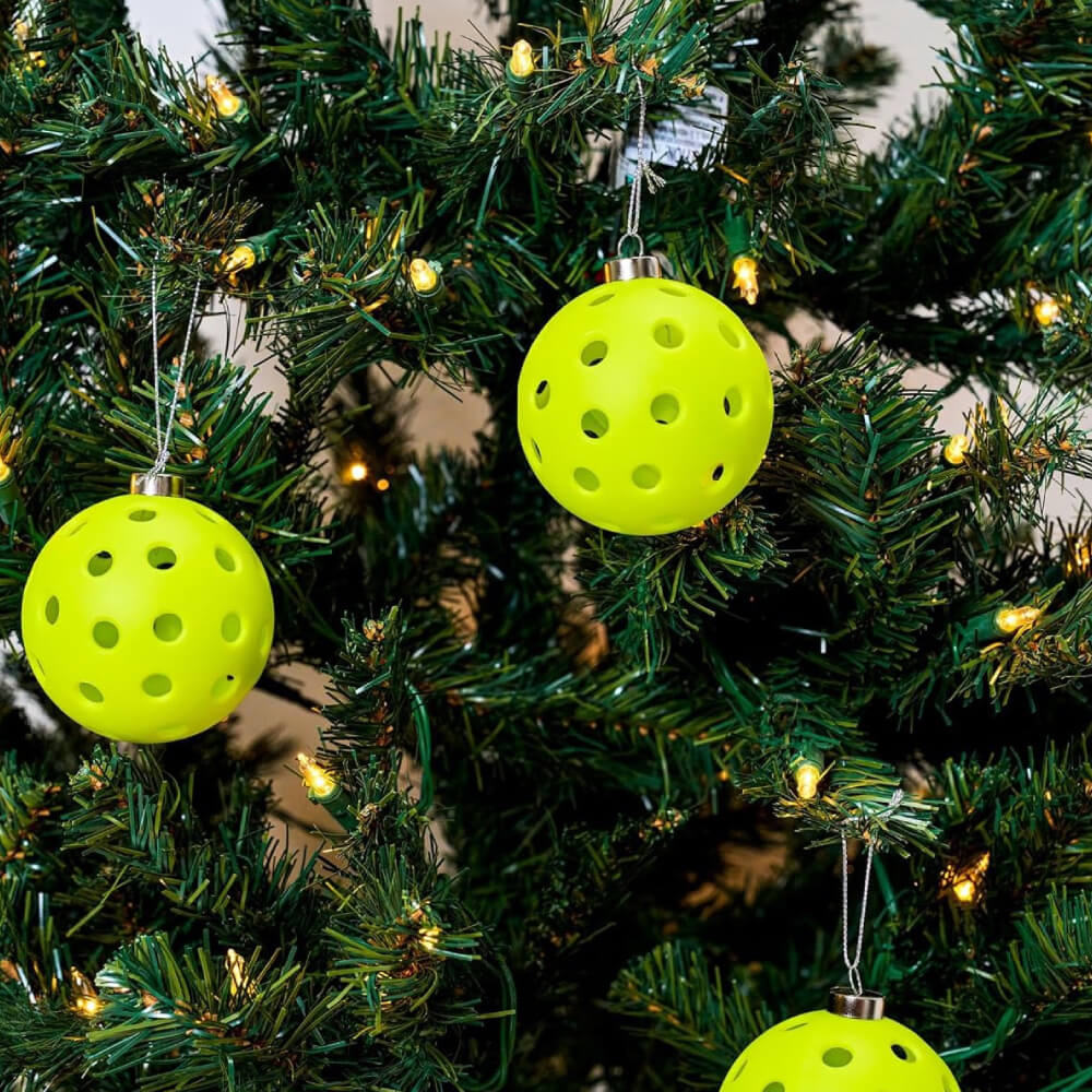 Pickleball Pendant Ornament Set Stylish Unique Christmas Tree Hanging Ornaments for Party Birthday Gifts Handbag Backpack Wallets