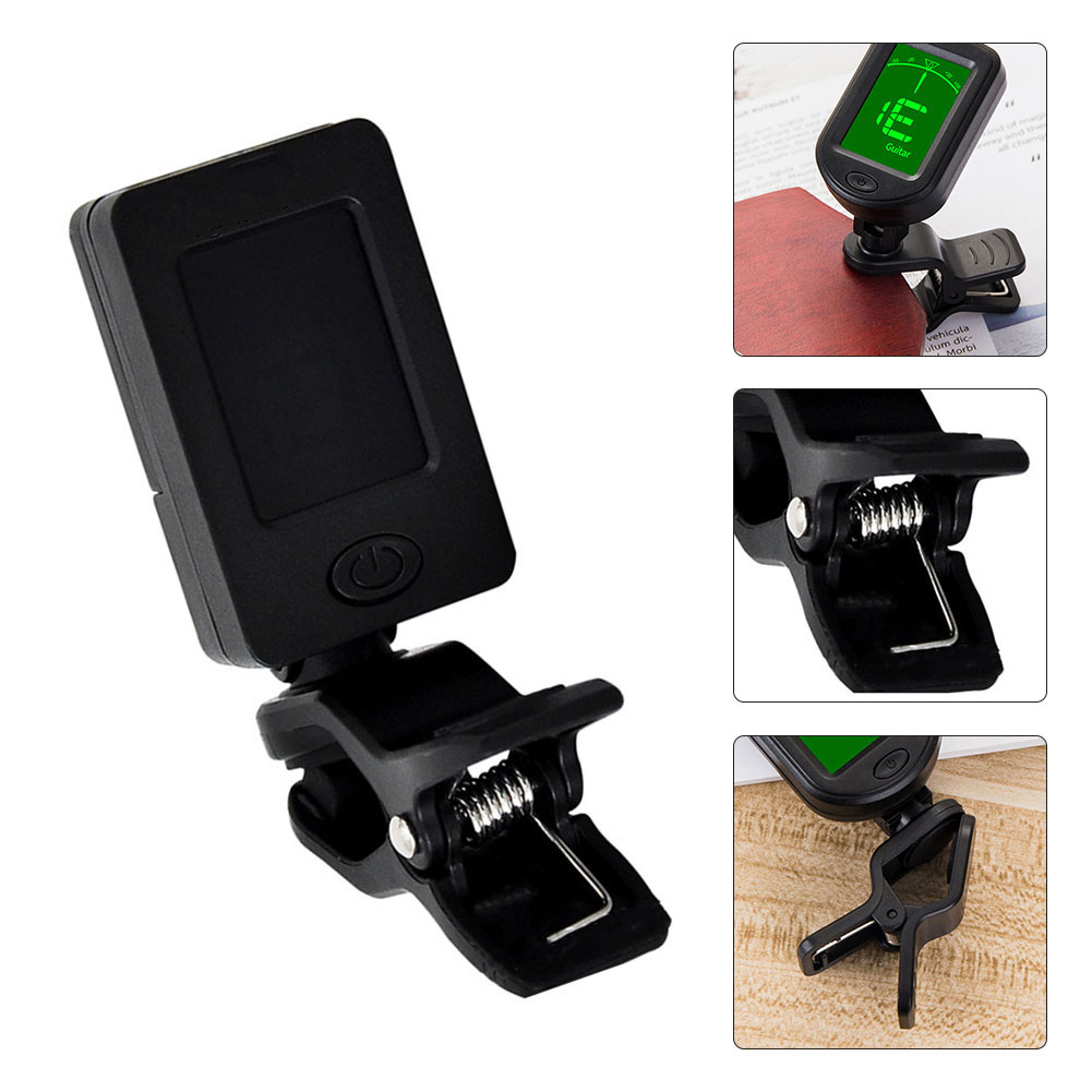 Guitar Tuner Digital Clip-On Tone Tuner For Bass Ukulele Violin Universal Musical Instrument Accessories Durable Practical