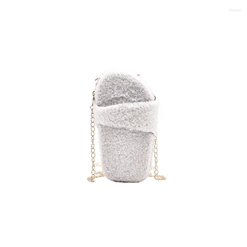 2025 NEW Bag Women's Cute Small Autumn And Winter Plush Bucket Portable Crossbody Shoulder zhanyishengli