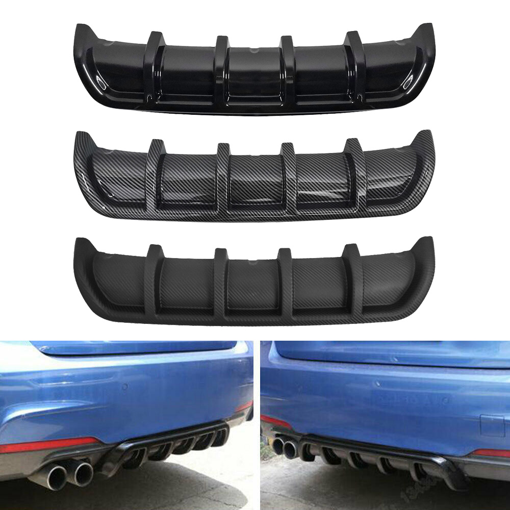 Universal Shark Fin 6 Wing Auto Rear Bumper Lip Diffuser Lower Splitter 67cm Car Accessories For Ford Focus Mazda