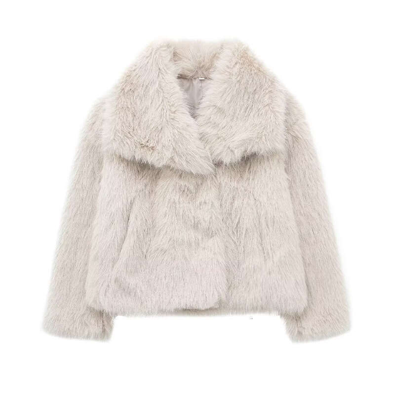 shanshi fur coat women Women's faux 14 color short jacket with fur coat for women