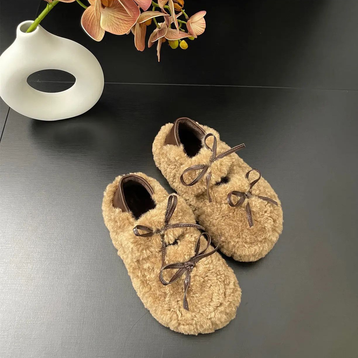 Size Large Loafers Women Low Heels New Designer Leopard New Print Walking Comfort Retro Single Shoes atos Mujer
