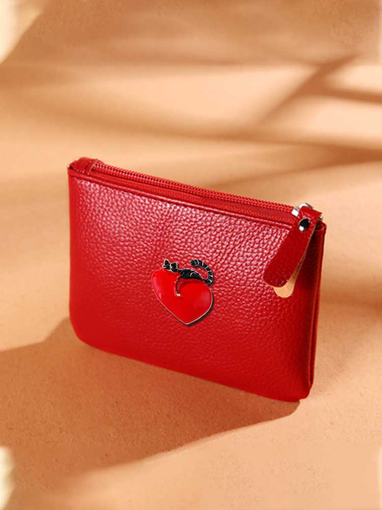 Women's Key Wallets - PU Quality Scratch-Free Design Decor Multilayered Realism with Pearls a4819
