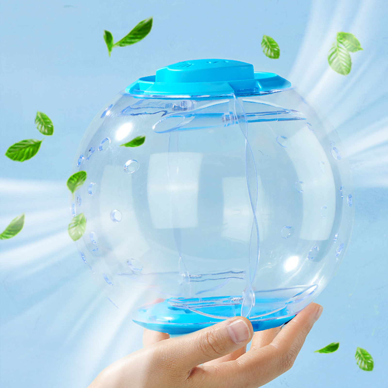 18cm Hamster Exercise Ball Gerbil Ball Wheel Hollowed Out Multifunctional Accessory Easily Install Transparent Small Animal Toy