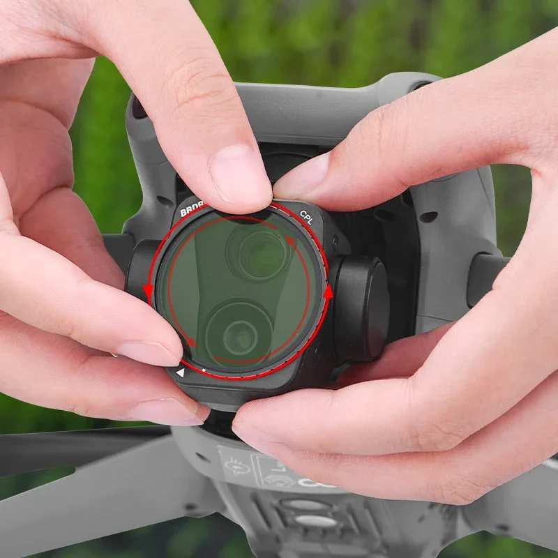BRDRC Lens Filter Set for DJI Air 3 Gimbal Camera UV/CPL/ND8/16/32 Optical Glass Neutral Density Filter Kit Drone Accessories 01ab1