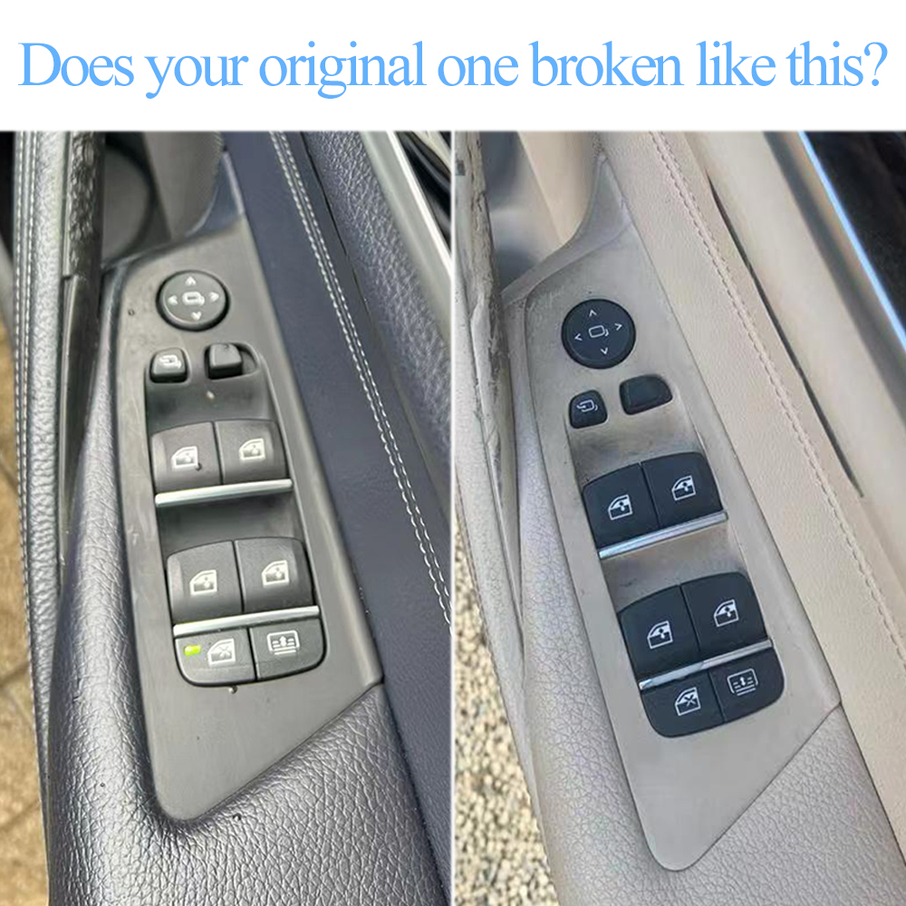 RHD Interior Car Front Rear Door Window Lift Switch Panel Cover Trim For 5 Series M5 G30 G31 F90 525 528 2017 2018 2019 2020 10b1c