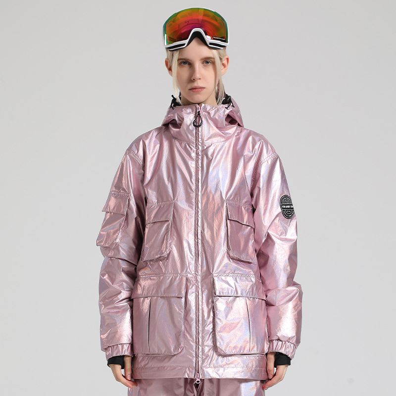 Light Ski Suit for Women, Snow Wear, Windproof, Snowboard Clothing, Outdoor Sports, Ice Jackets, Girl's Coats, 10K