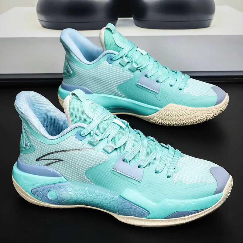 Professional Green Basketball Shoes Men High Quality Non-slip Women's High Sneakers Outdoor Streetwear Basketball Mens Trainers