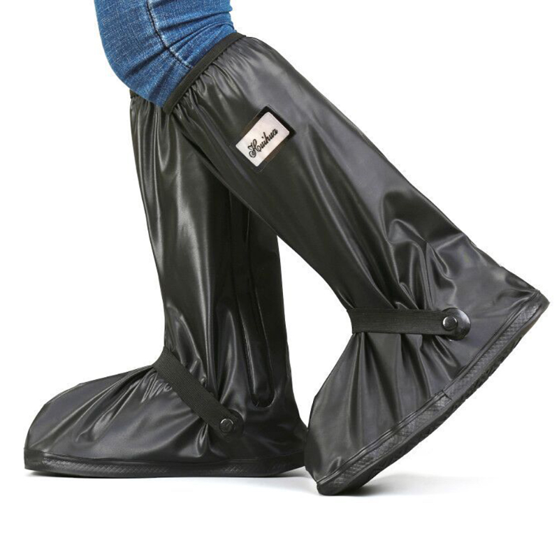 Motorcycle boots, shoe covers, waterproof, non-slip, anti-fouling, anti-sand and dirt, high-tube motorcycle accessories 81752
