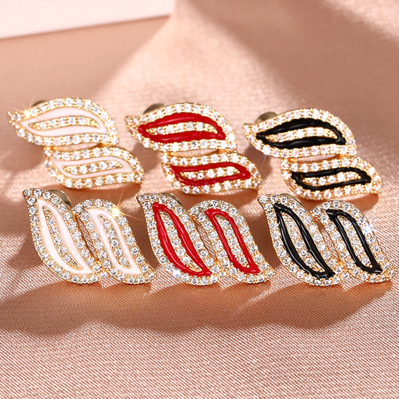 Earrings Designer Classic Leaf Crystal Stud Women 925 Sterling Silver Diamond Stud Earrings White Zirconia Stud Luxury Wedding Jewelry