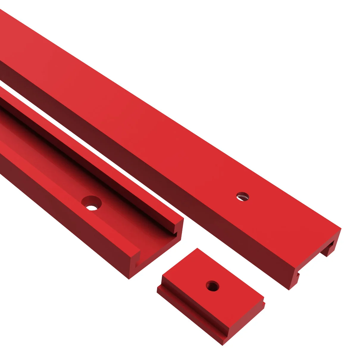 T30 Track 50cm Aluminium T-Slider T Slot Miter Track Jig - Woodworking Miter Gauge Guide Chute - Workbench/Saw Router Table Tool