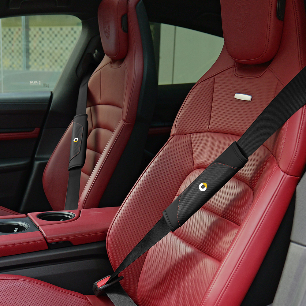 2PCS Car Seat Shoulder Belt Cover Pad Protective Mat Auto Accessories For Smart Eq Fortwo Forfour 453 451 452 450 454 Roadster