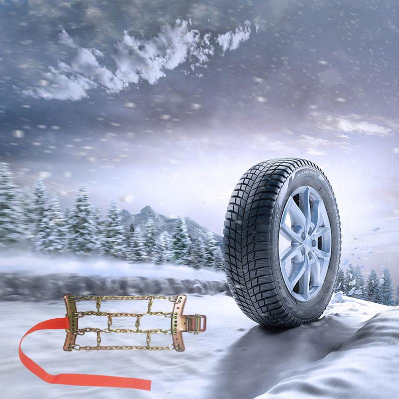 Car Slip Winter Driving Security Chain Alloy Steel Anti Skid Tire Snow Chains