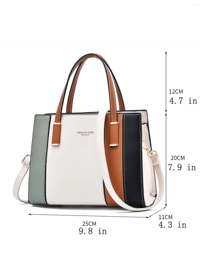 Free Shipping Evening Bags Color Block Square Hand Bag Women's Striped Shoulder Tote Rookies & White-collar Workers Designer Bag Luxury Bag Tote 